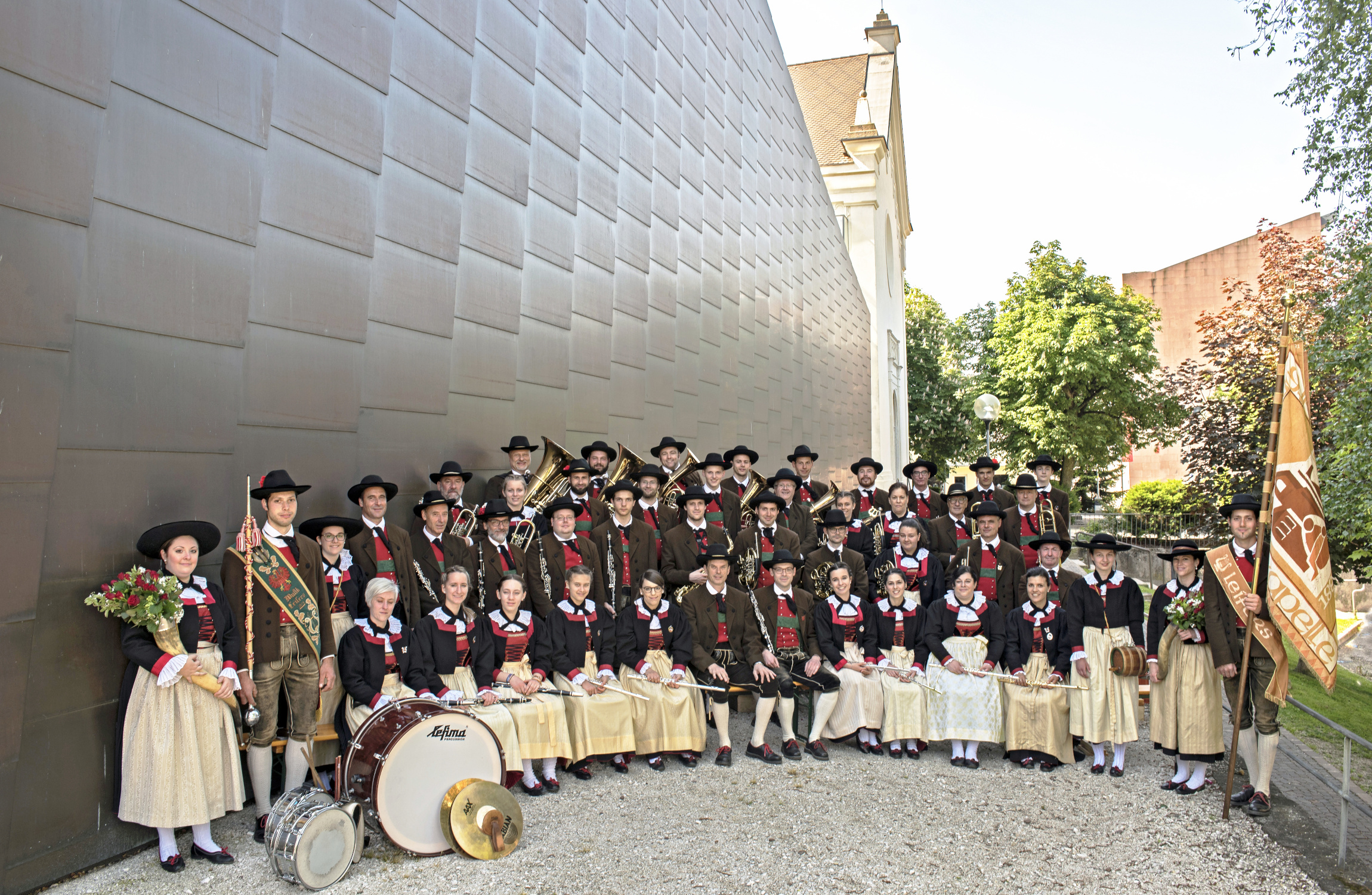 Gruppenfoto Musikkapelle Leifers